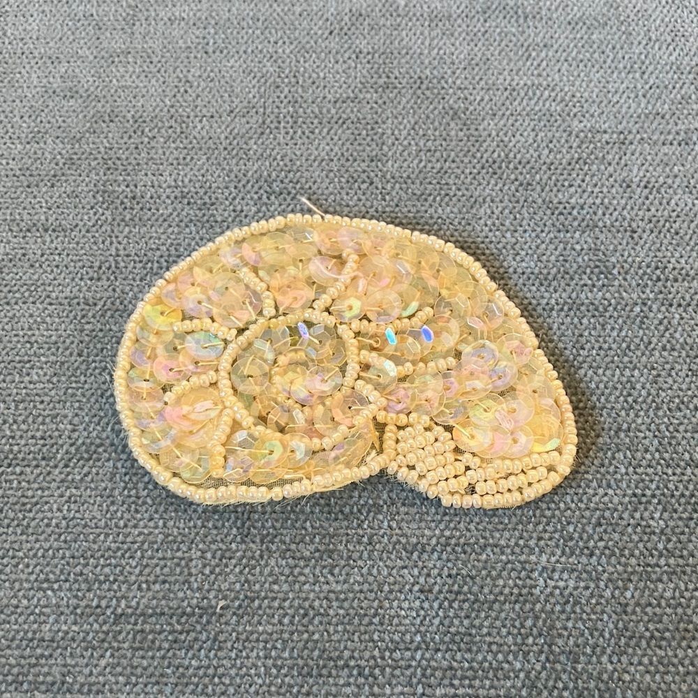 Sequined Shell with Velcro on Back